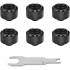 Фитинг для СЖО ThermalTake Pacific C-PRO G1/4 PETG Tube 16mm OD Compression - Black (6- (CL-W214-CU00BL-B) - Фото 1