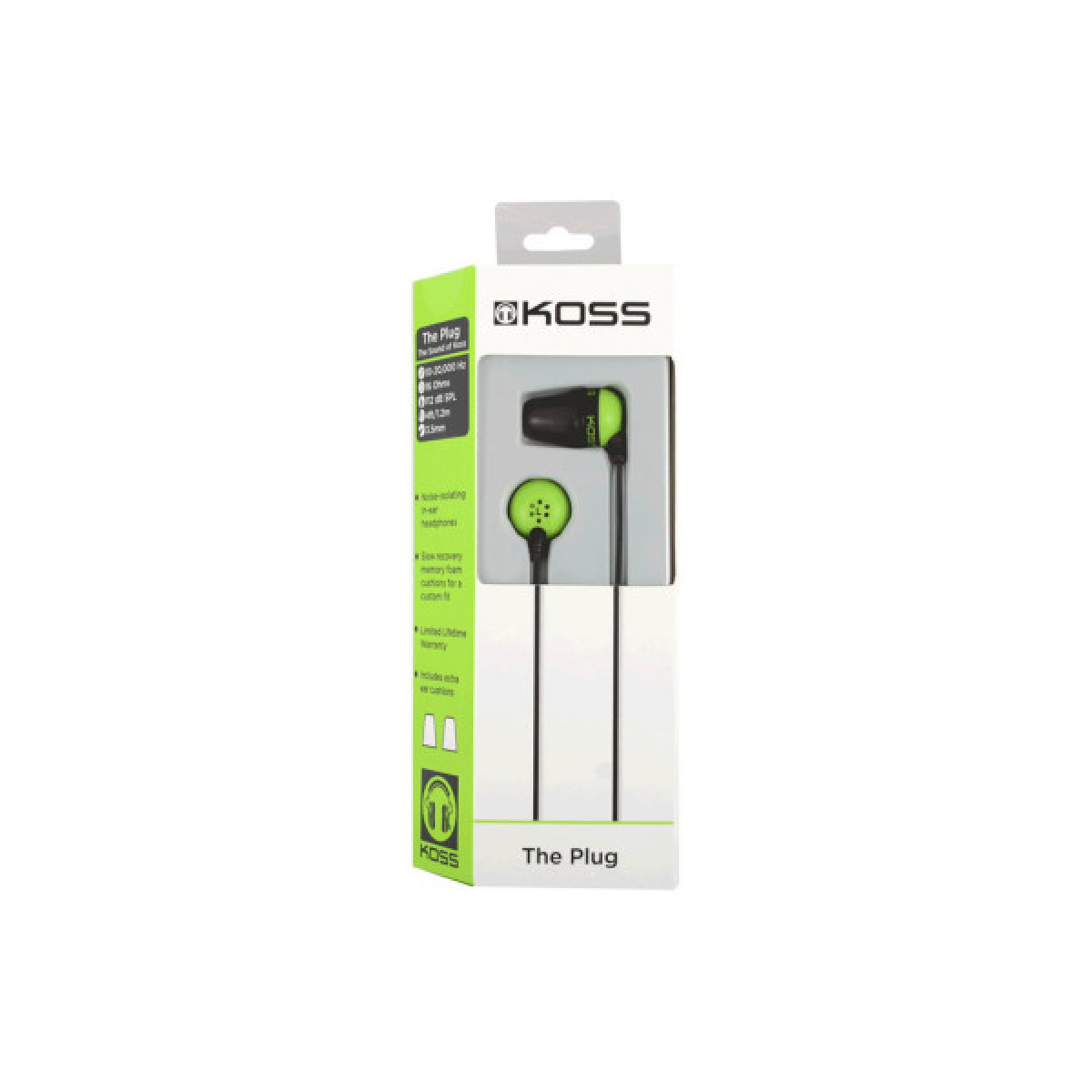 Навушники Koss The Plug Green (185323.101) - Фото 2