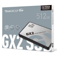 Накопичувач SSD Team GX2 512GB SATA3, 2.5"