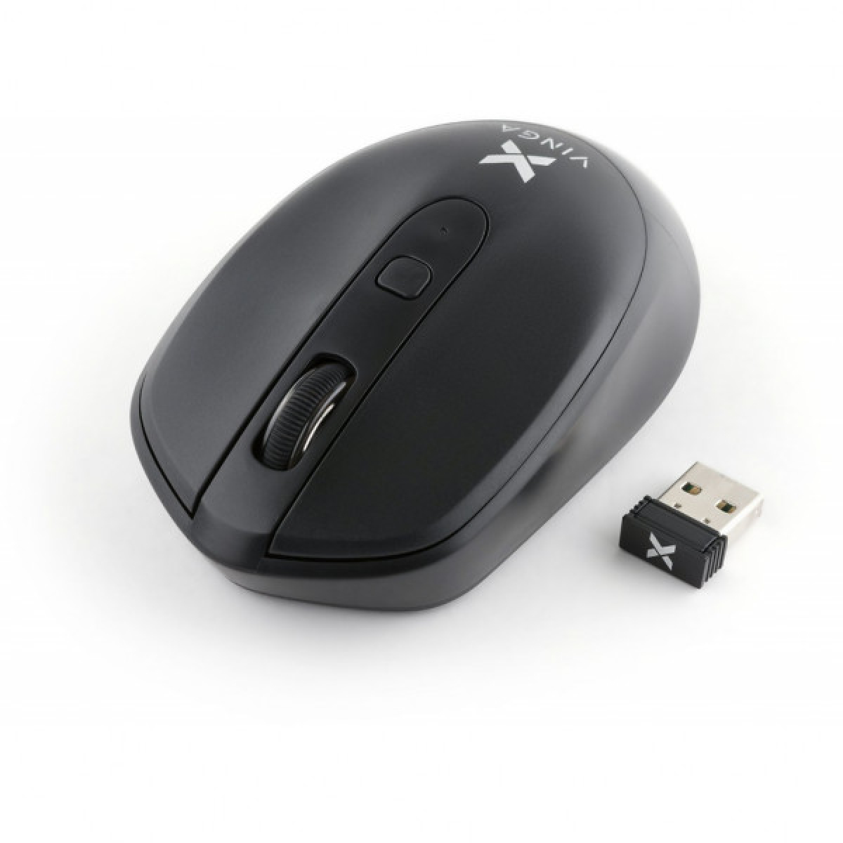 Мишка Vinga MSW-908 Silent Click black - Фото 1