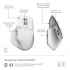 Мишка Logitech MX Master 3S For Mac Performance Wireless Pale Grey (910-006572) - Фото 6