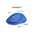 Мишка OfficePro M230C Silent Click Wireless/Bluetooth Blue (M230С) - Фото 6