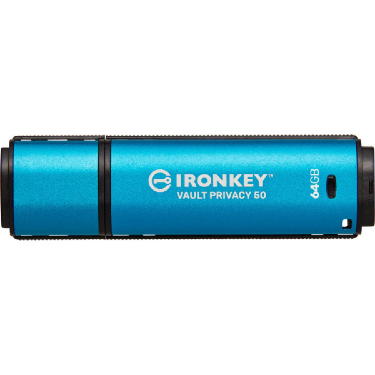 USB флеш накопичувач Kingston 64GB IronKey Vault Privacy 50 Blue USB 3.2 (IKVP50/64GB) - Фото 3
