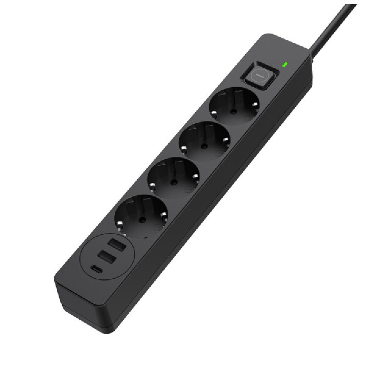 Сетевой фильтр питания ColorWay CW-CHE432PDB, 4 розетки/3USB 2M (CW-CHE432PDB) - Фото 4