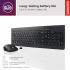 Комплект Lenovo 510 Combo Wireless UA Black (GX31D64836) - Фото 3