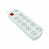 Сетевой фильтр питания PowerPlant 5м, 10 розеток, USB, євро, 100% мідь (YS-N6065/5) (EX610556) - Фото 1