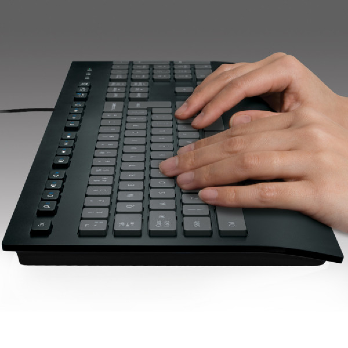 Клавіатура Logitech K280e for Business USB UA Black (920-005217) - Фото 2