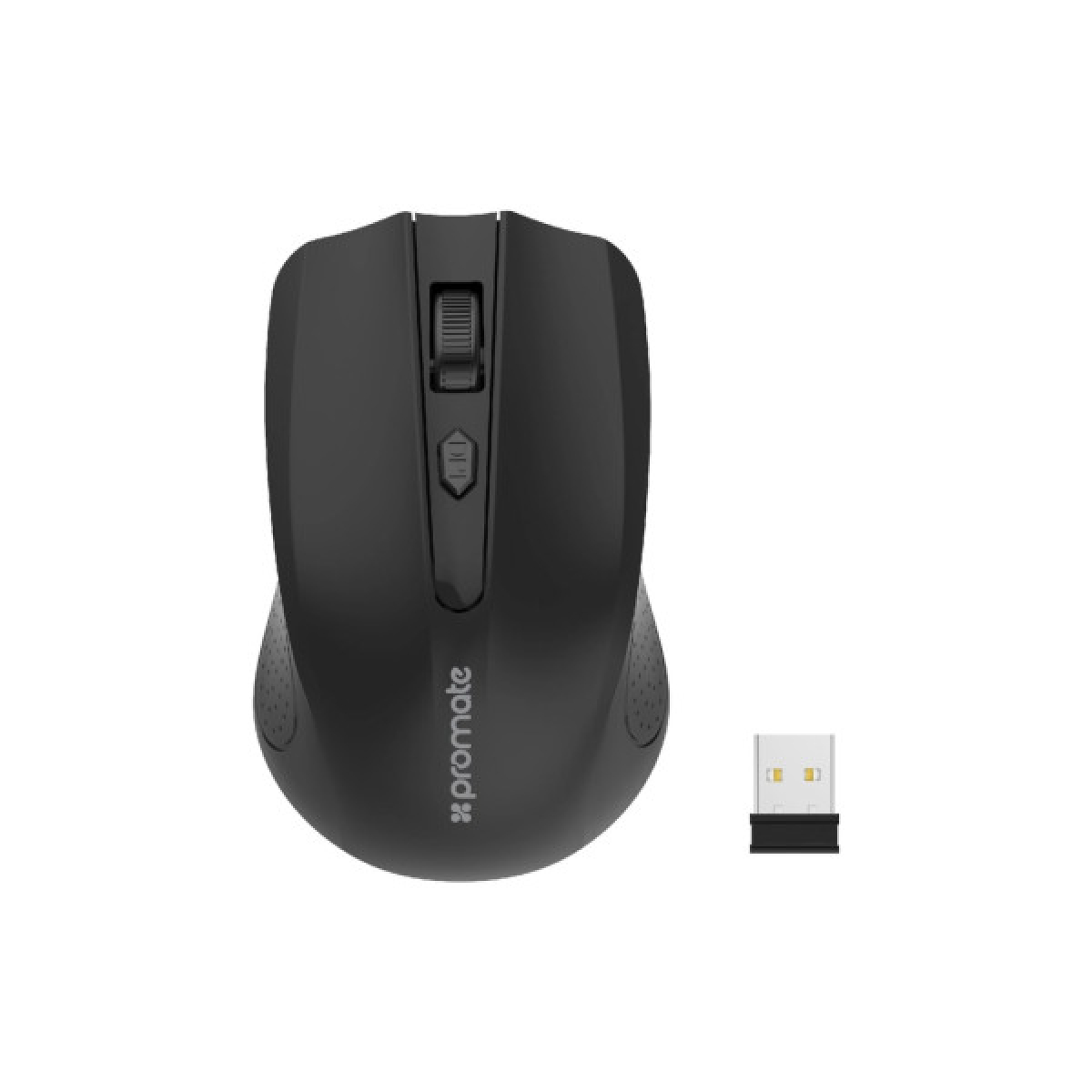 Мышка Promate Clix-8 Wireless Black (clix-8.black) - Фото 1