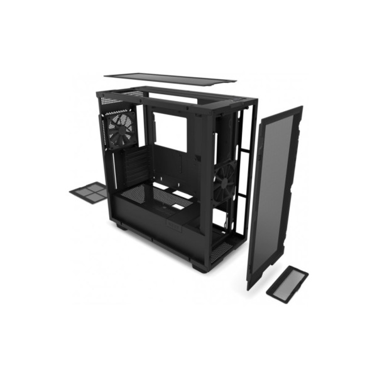Корпус NZXT H7 v1 2022 Flow Edition All Black (CM-H71FB-01) - Фото 6