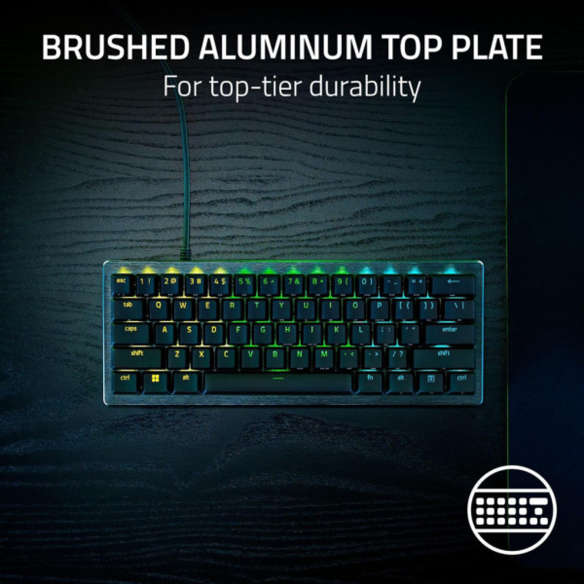 Клавіатура Razer Huntsman V3 Pro Mini USB UA Black (RZ03-04990100-R3M1) - Фото 7