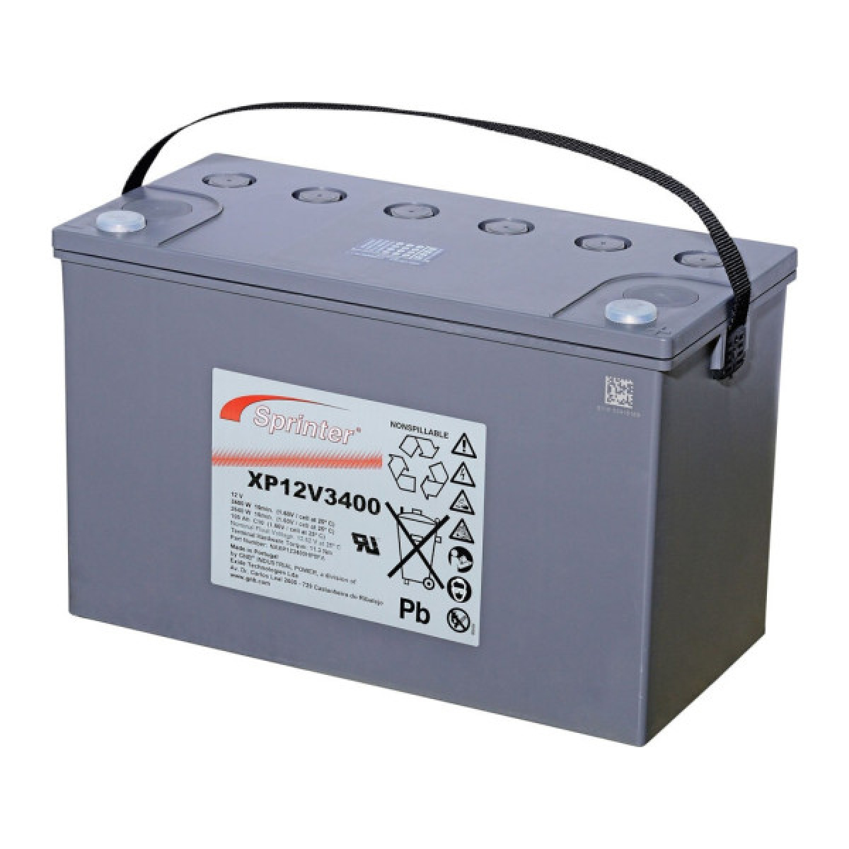 Батарея к ИБП EXIDE XP12V4000 12V-120Ah (XP12V4000)