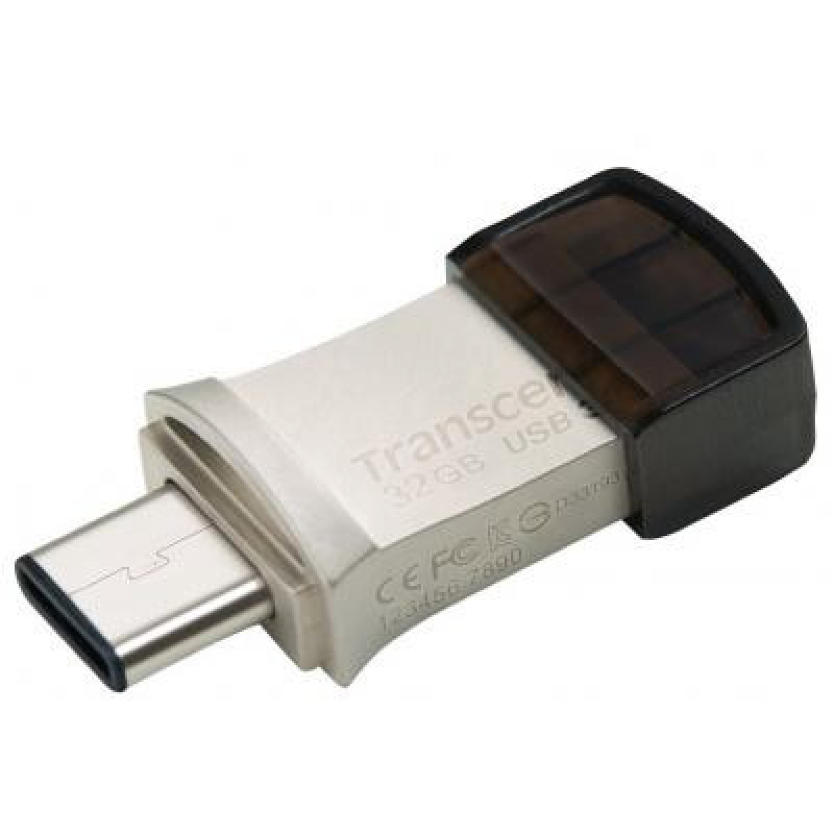USB флеш накопитель Transcend 32GB JetFlash 890S Silver USB 3.1 (TS32GJF890S) - Фото 3