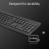 Клавіатура HP 230 Wireless UA Black (3L1E7AA) - Фото 3