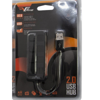 Концентратор USB 2.0 Frime 4хUSB2.0 Black (FH-20010)