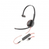 Наушники Poly BlackWire C3215 USB-C/A + 3.5mm HS Mono (8X227AA) - Фото 1