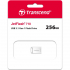 USB флеш накопичувач Transcend 256GB JetFlash 710 Silver USB 3.1 (TS256GJF710S) - Фото 3