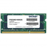 Модуль пам'яті SO-DIMM 8GB/1600 DDR3 1.5В Patriot Signature Line (PSD38G16002S)