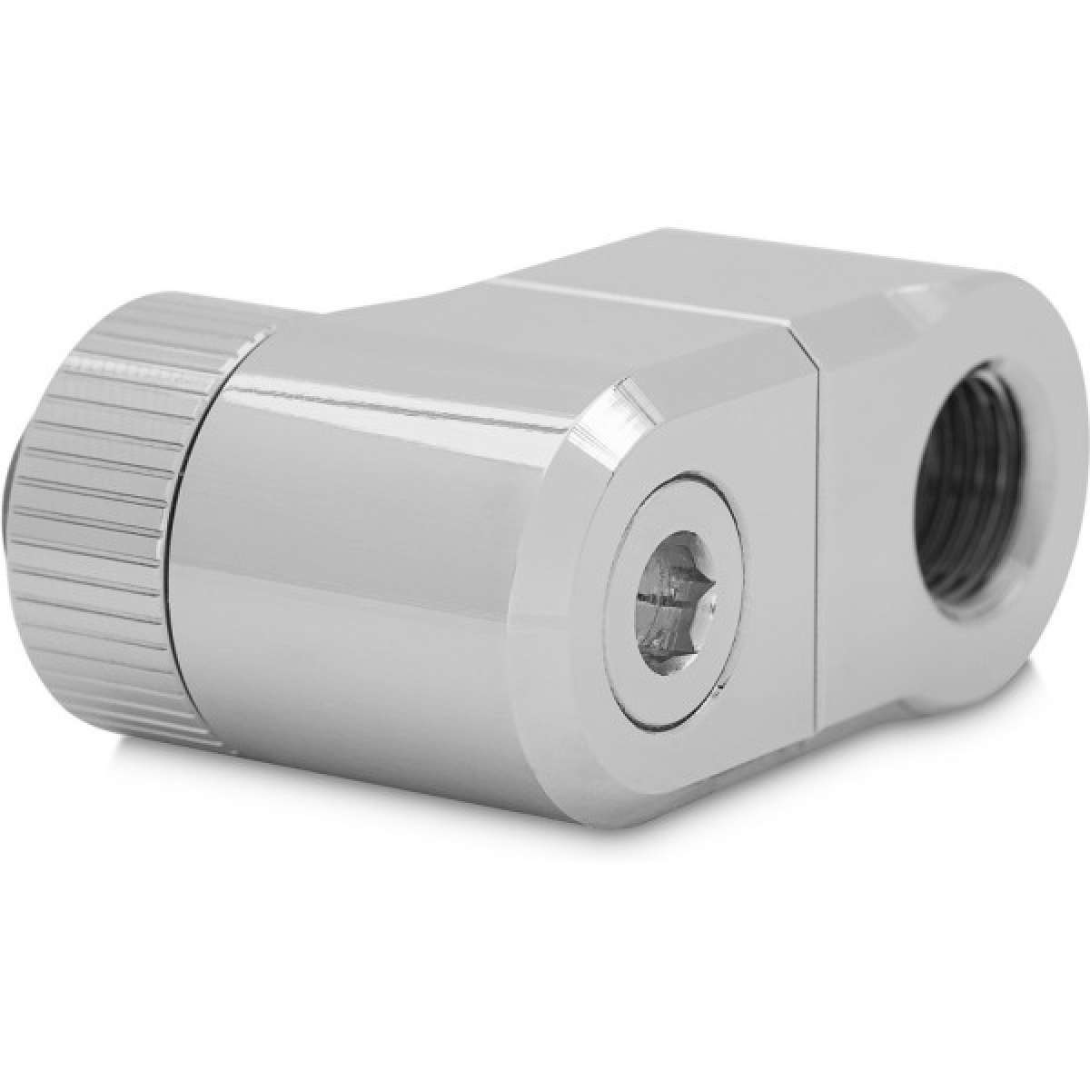 Фітинг для СРО Ekwb EK-Quantum Torque Double Rotary Offset 28 - Nickel (3831109893456) - Фото 1