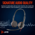 Наушники Poly BlackWire C3225 USB-C HS Stereo +3.5mm Plug +USB-C/A Adapter (Bulk) Black (8X229A6) - Фото 3