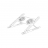 Подставка для ноутбука XoKo NST-101 Aluminium с активным охлаждением Silver (XK-NST-101-SL) - Фото 4