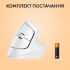 Мишка Logitech Lift for Mac Vertical Ergonomic Mouse Off White (910-006477) - Фото 8
