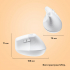 Мишка Logitech Lift for Mac Vertical Ergonomic Mouse Off White (910-006477) - Фото 9