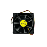 Вентилятор 92 мм, Gembird FANCASE2, Black, 92x92x25 мм, 2800rpm, 3-pin