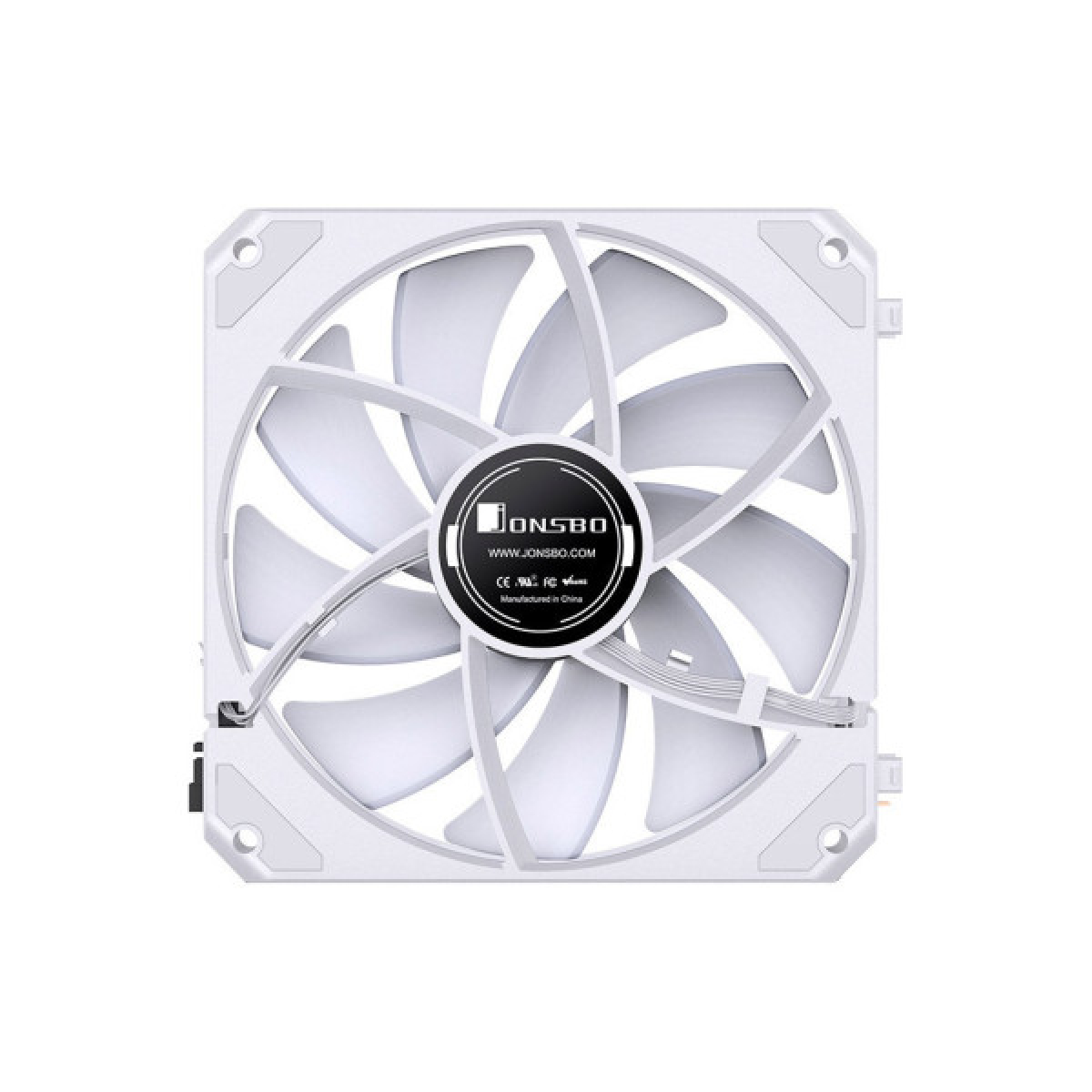 Кулер для корпуса JONSBO ZG-120W White - Фото 11