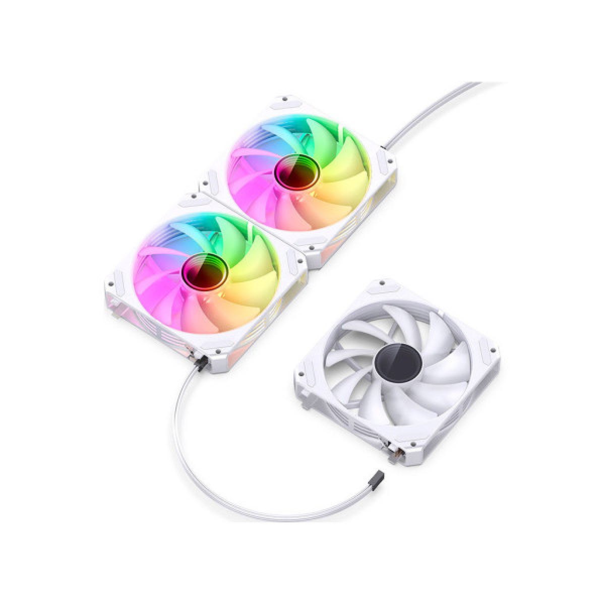 Кулер для корпуса JONSBO ZG-120W White - Фото 3