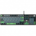 Клавіатура Aula F2088 PRO Plus 9 Green Keys KRGD Blue USB UA Black/Gray (6948391234892) - Фото 1