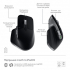 Мишка Logitech MX Master 3S For Mac Performance Wireless Space Grey (910-006571) - Фото 6