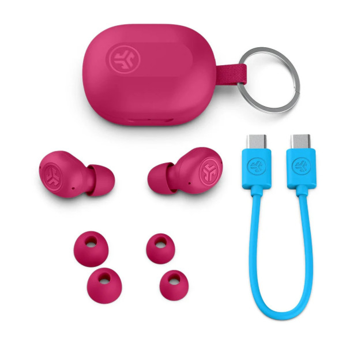 Наушники Jlab JBuds Mini Pink (IEUEBJBMINIRPNK124) - Фото 5
