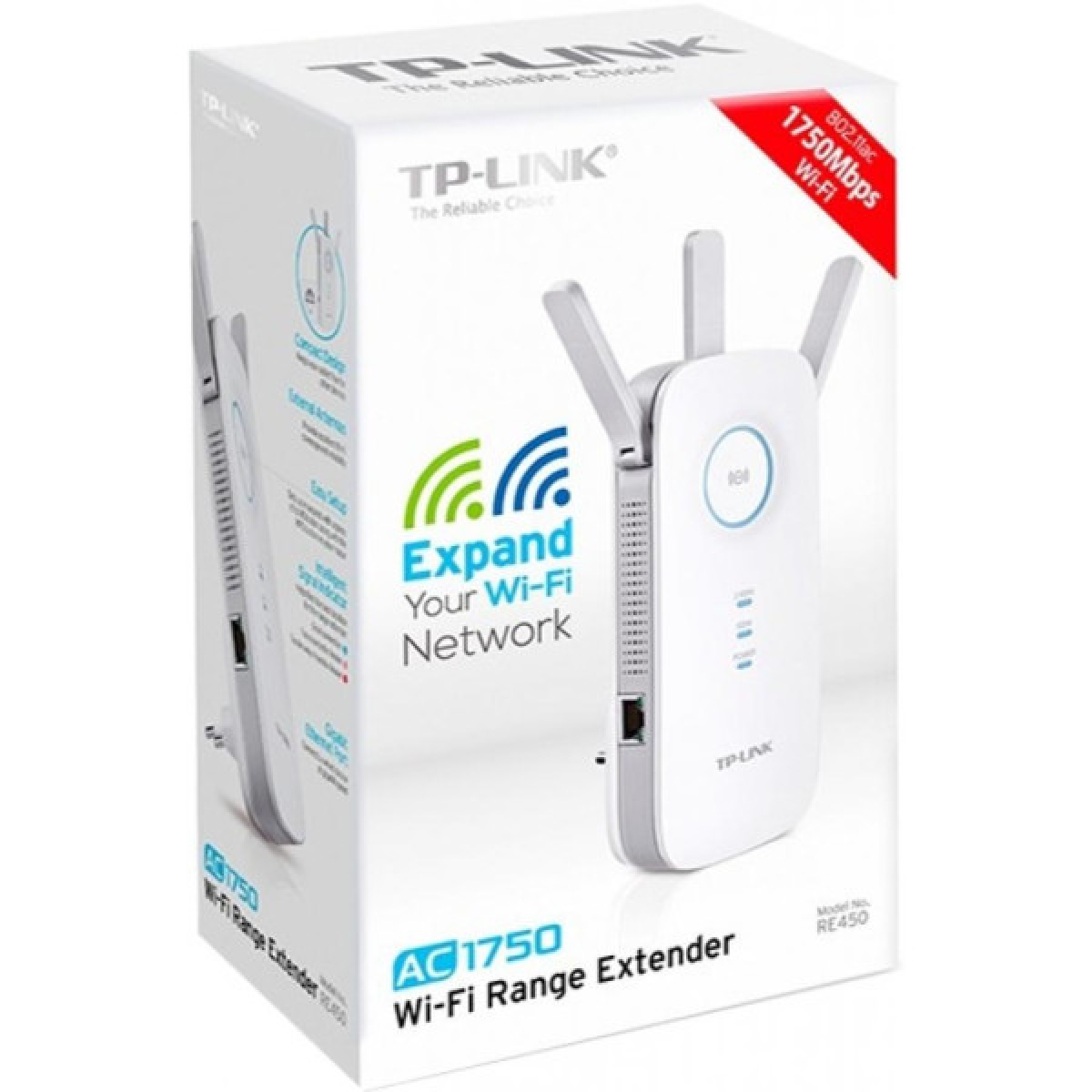 Ретранслятор TP-Link RE450 AC1750, 1хGE LAN (RE450) - Фото 4