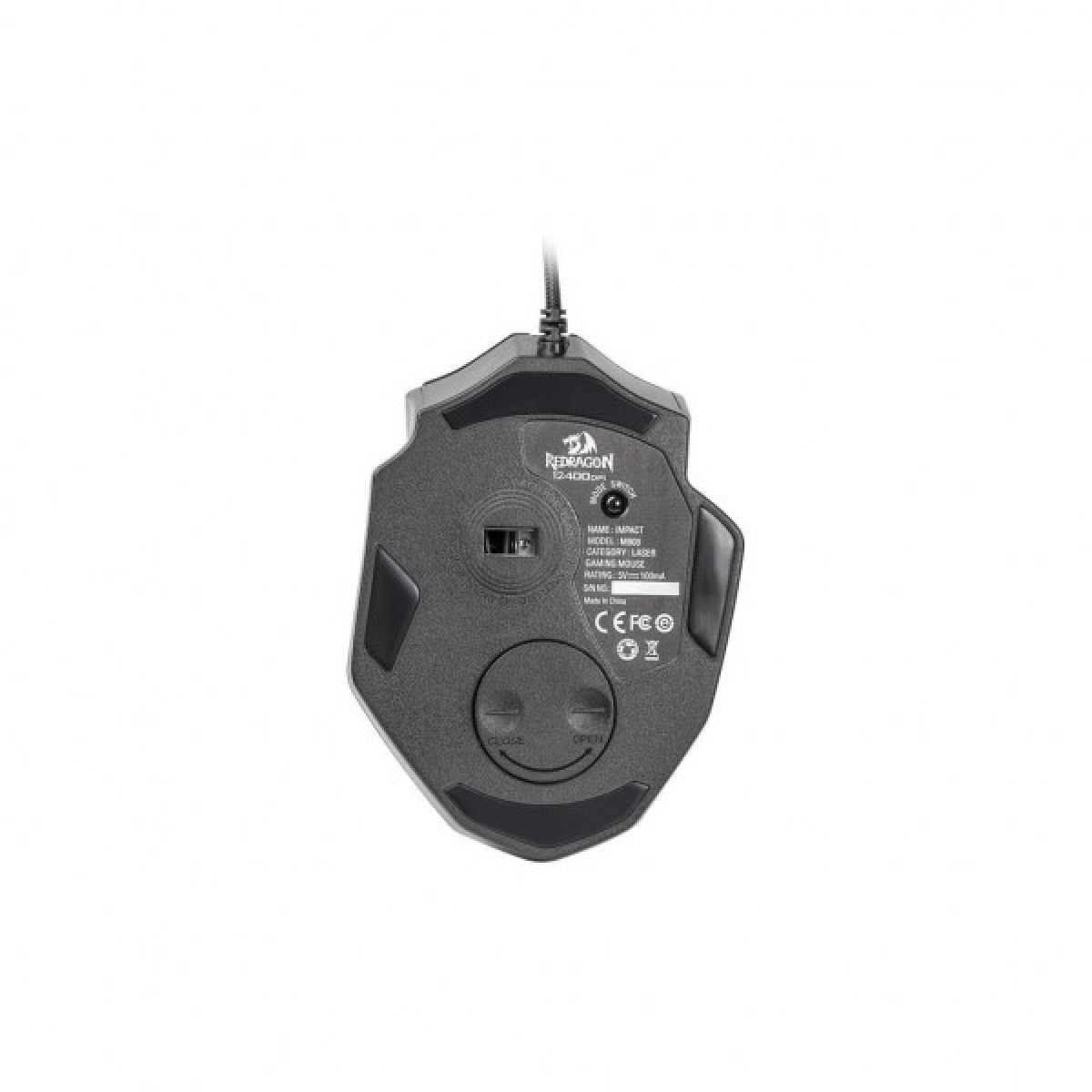 Мишка Redragon Impact RGB IR USB Black (78322) - Фото 8