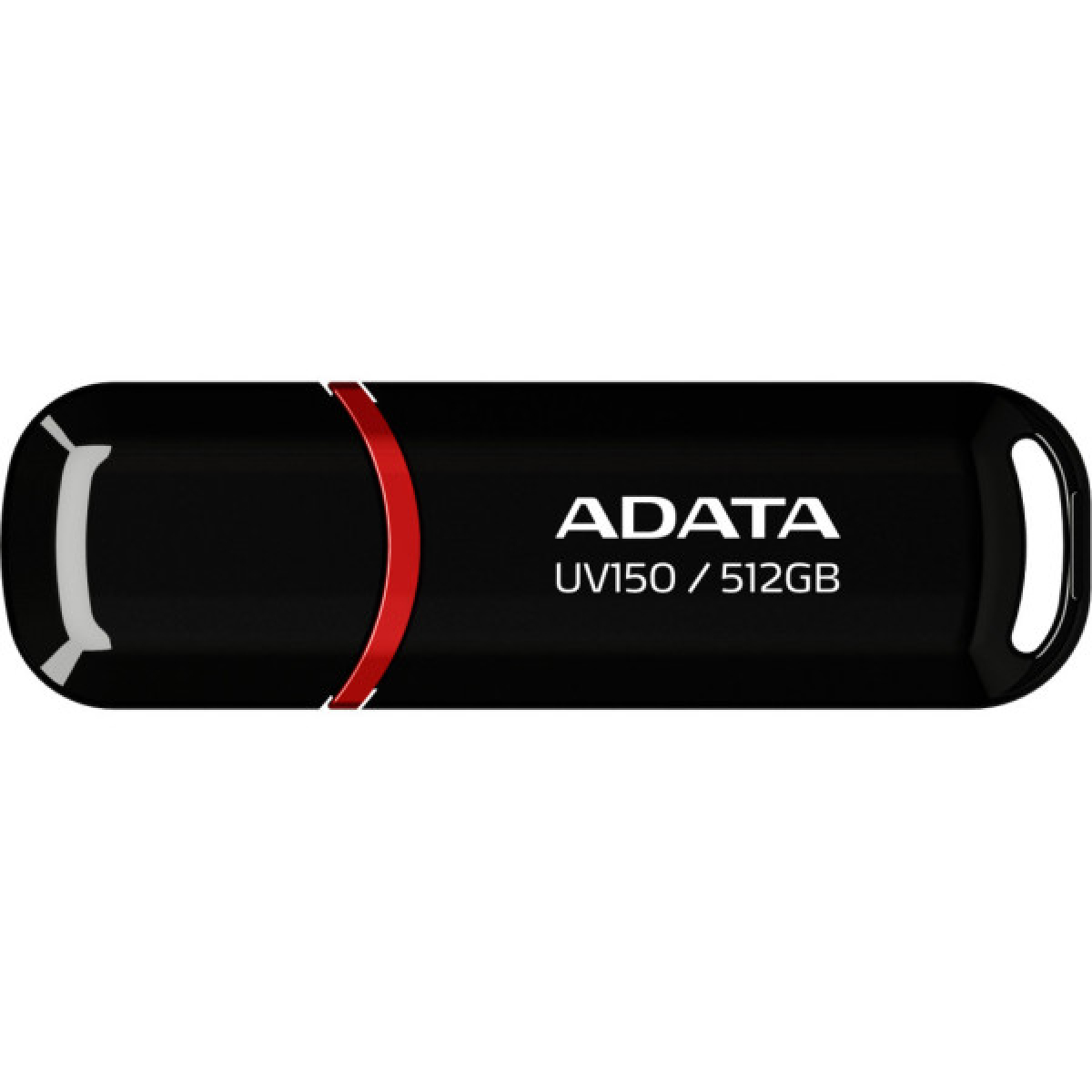 USB флеш накопичувач ADATA 512GB UV150 Black USB 3.2 (AUV150-512G-RBK) - Фото 1