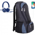Рюкзак для ноутбука Bagland 15.6" Granite 23L black/gray 0012069 (7072175) - Фото 3