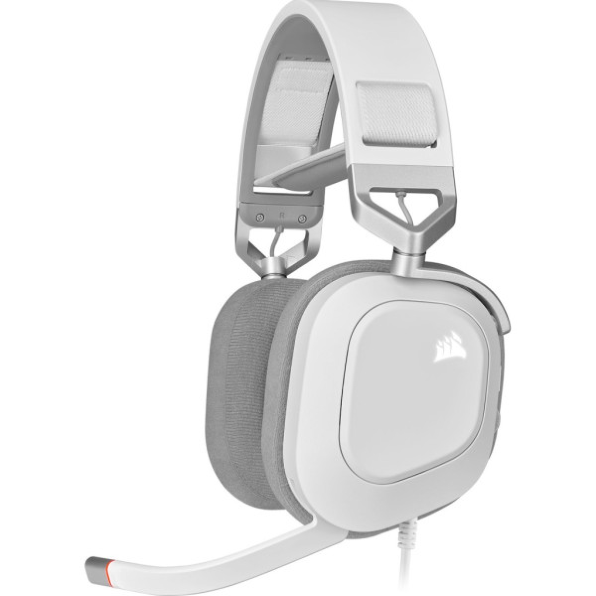 Навушники Corsair HS80 RGB USB Headset White (CA-9011238-EU) - Фото 1