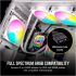 Кулер для корпуса Corsair iCUE AR120 Digital RGB 120mm PWM Fan Triple Pack White (CO-9050169-WW) - Фото 8