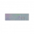 Клавіатура Canyon HKB-W11 Slim Dual Mode Wireless/Bluetooth RGB UA Grey (CNS-HBTK11G) - Фото 1
