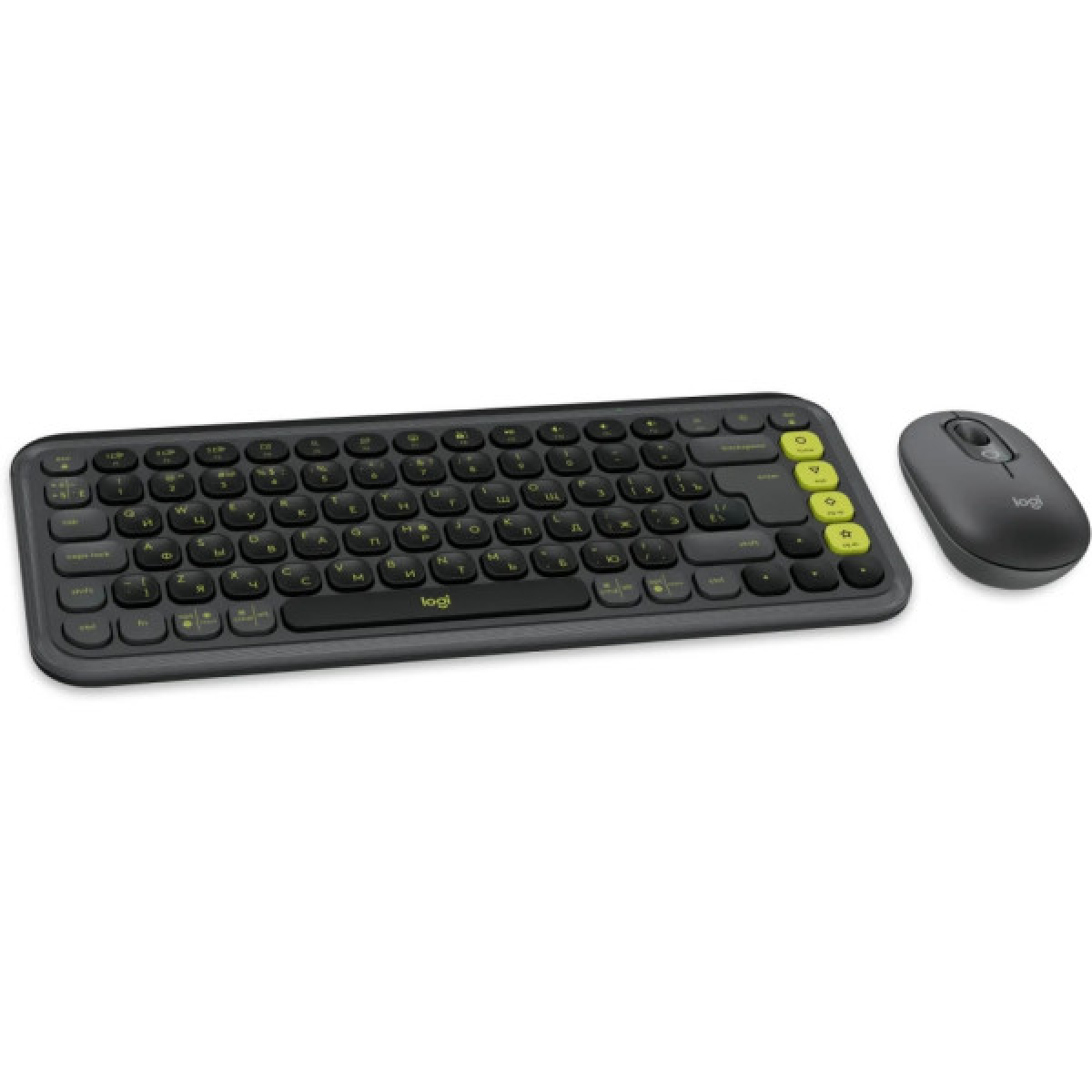 Комплект Logitech POP Icon Combo Bluetooth UA Graphite (920-013156) - Фото 2