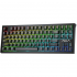 Клавіатура Aula F3032 Keycaps Plus 21 Dark Yellow Keys KRGD Red USB UA Black (6948391204673) - Фото 2