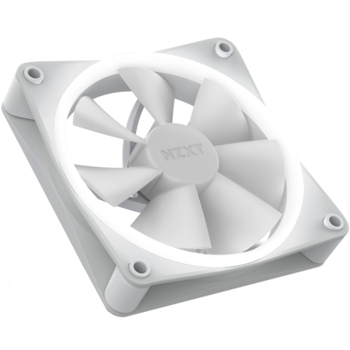 Кулер для корпуса NZXT F120RGB Single (White) (RF-R12SF-W1) - Фото 4