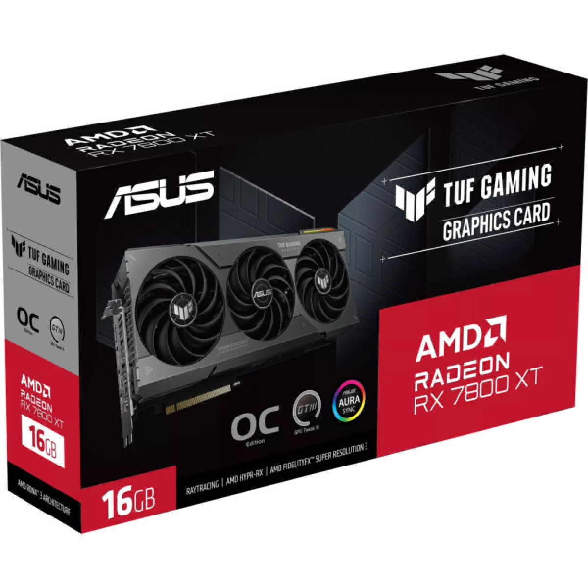 Відеокарта ASUS Radeon RX 7800 XT 16Gb TUF GAMING OC (TUF-RX7800XT-O16G-GAMING) - Фото 12