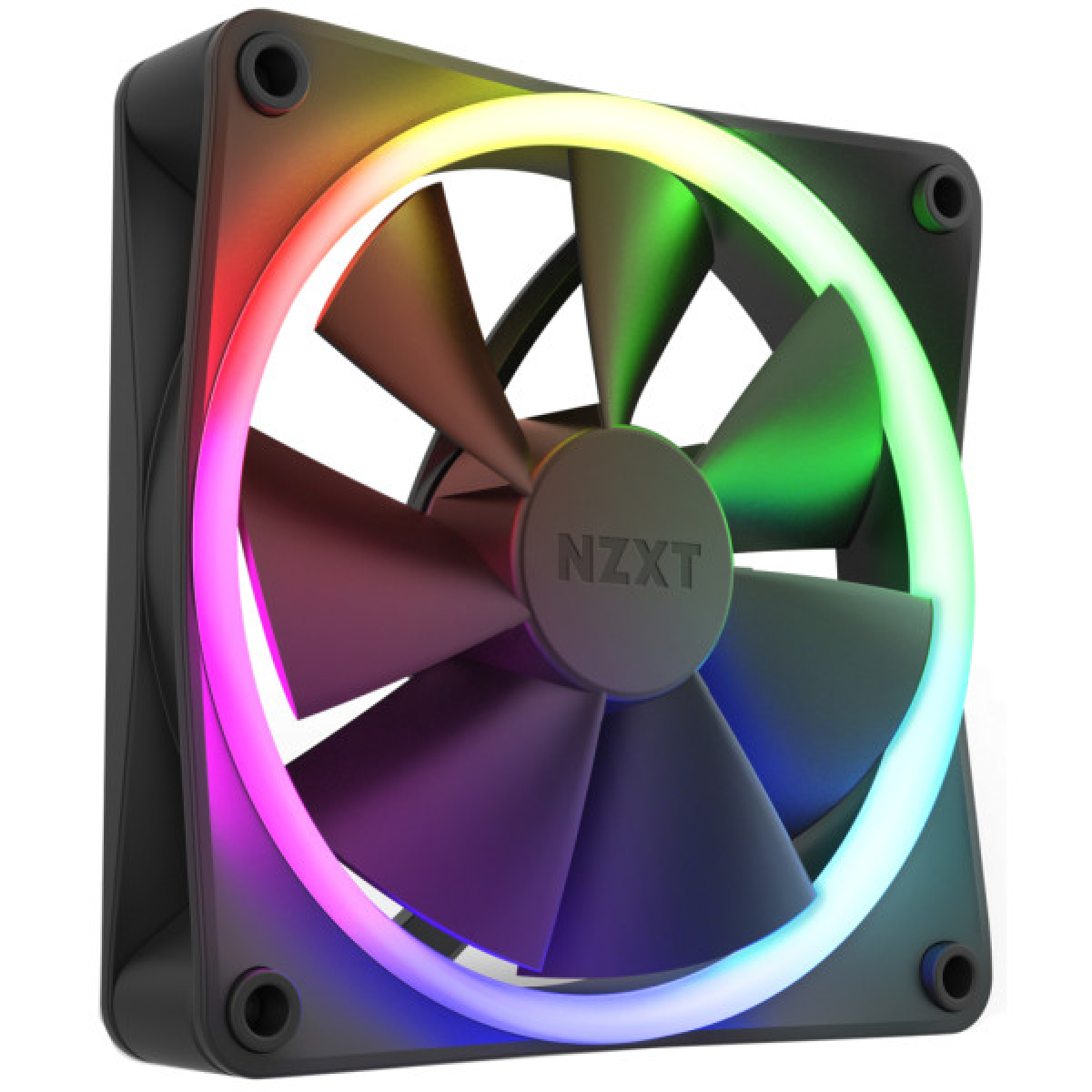 Кулер для корпуса NZXT F140RGB Twin (Black) (RF-R14DF-B1) - Фото 2