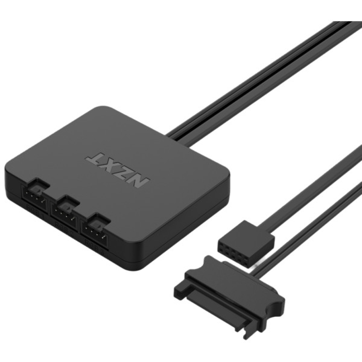 Кулер для корпуса NZXT F140RGB Twin (Black) (RF-R14DF-B1) - Фото 4
