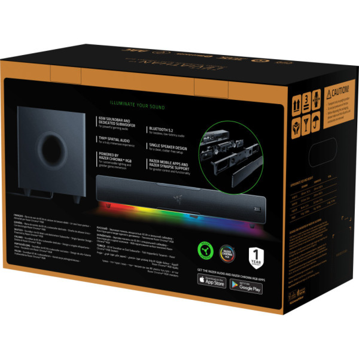 Акустическая система Razer Leviathan V2 (RZ05-03920100-R3G1) - Фото 8