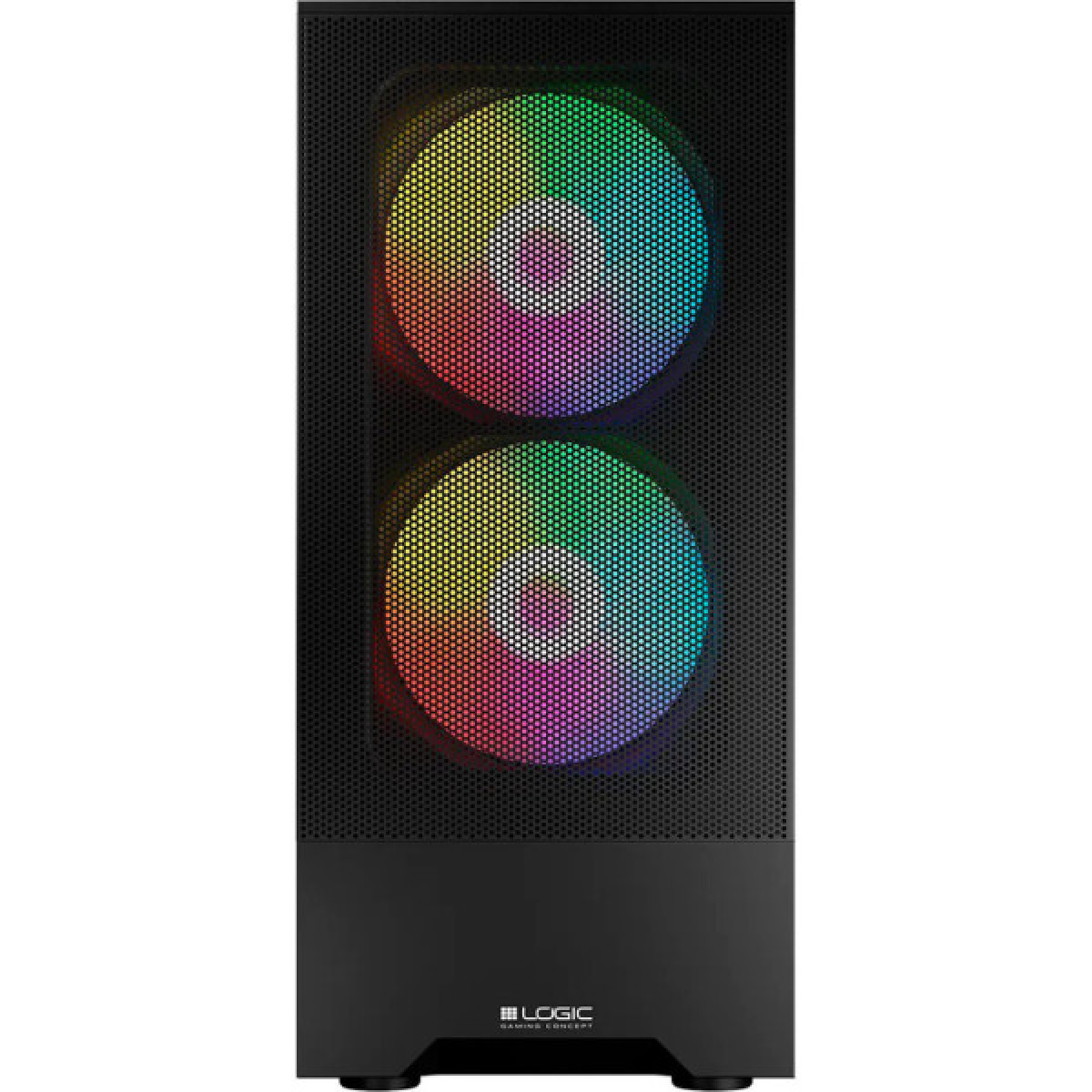 Корпус Logic concept ARYA MESH+GLASS ARGB fans 2x140mm+1x120mm BLACK (AT-ARYA-10-000000-0002) - Фото 3
