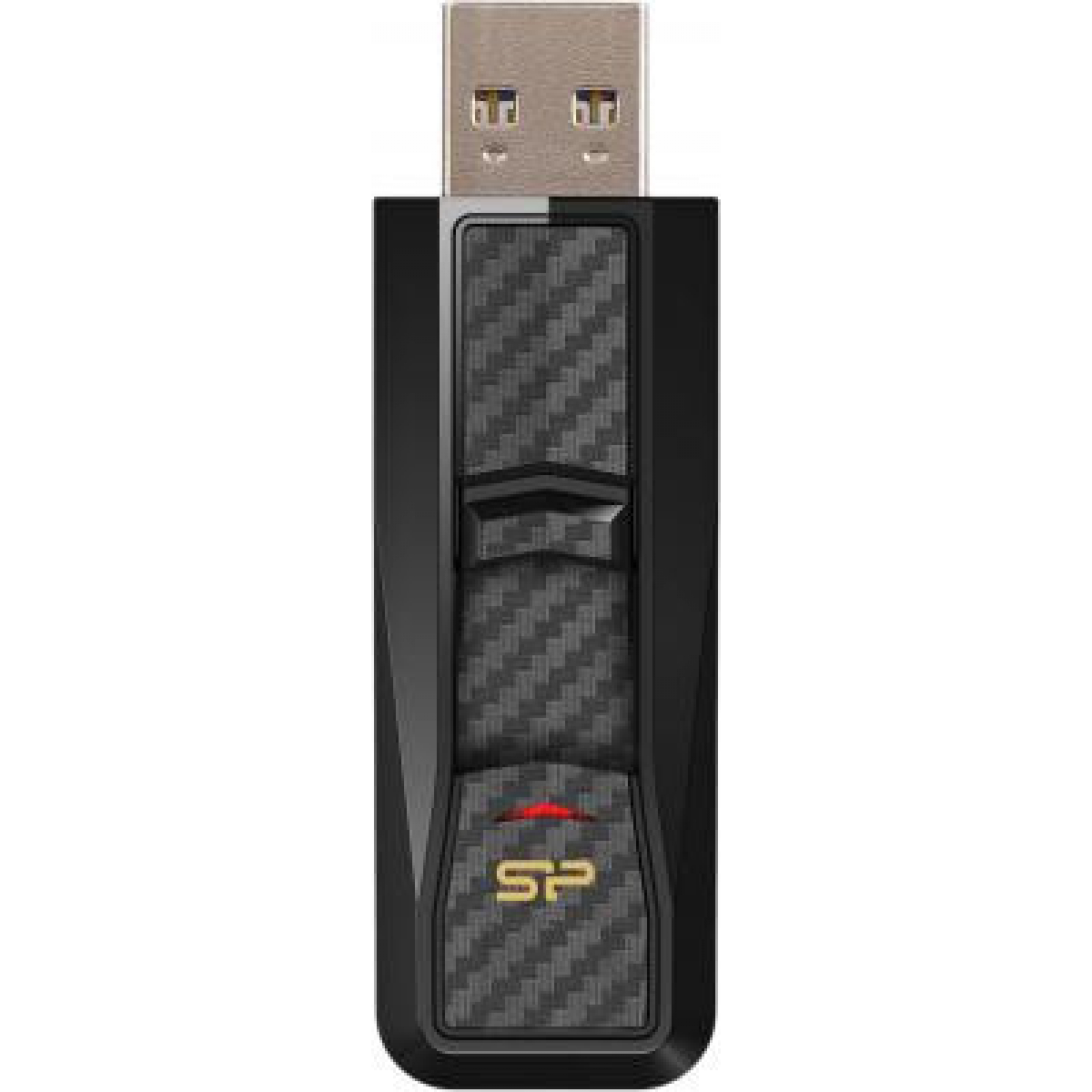 USB флеш накопитель Silicon Power 128Gb Blaze B50 Black USB 3.0 (SP128GBUF3B50V1K) - Фото 2