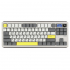 Клавіатура Epomaker Shadow-S TKL Mulan Switch Hot-Swap LCD Screen RGB Wireless/Bluetooth/USB UA White (SHS-W-M) - Фото 1