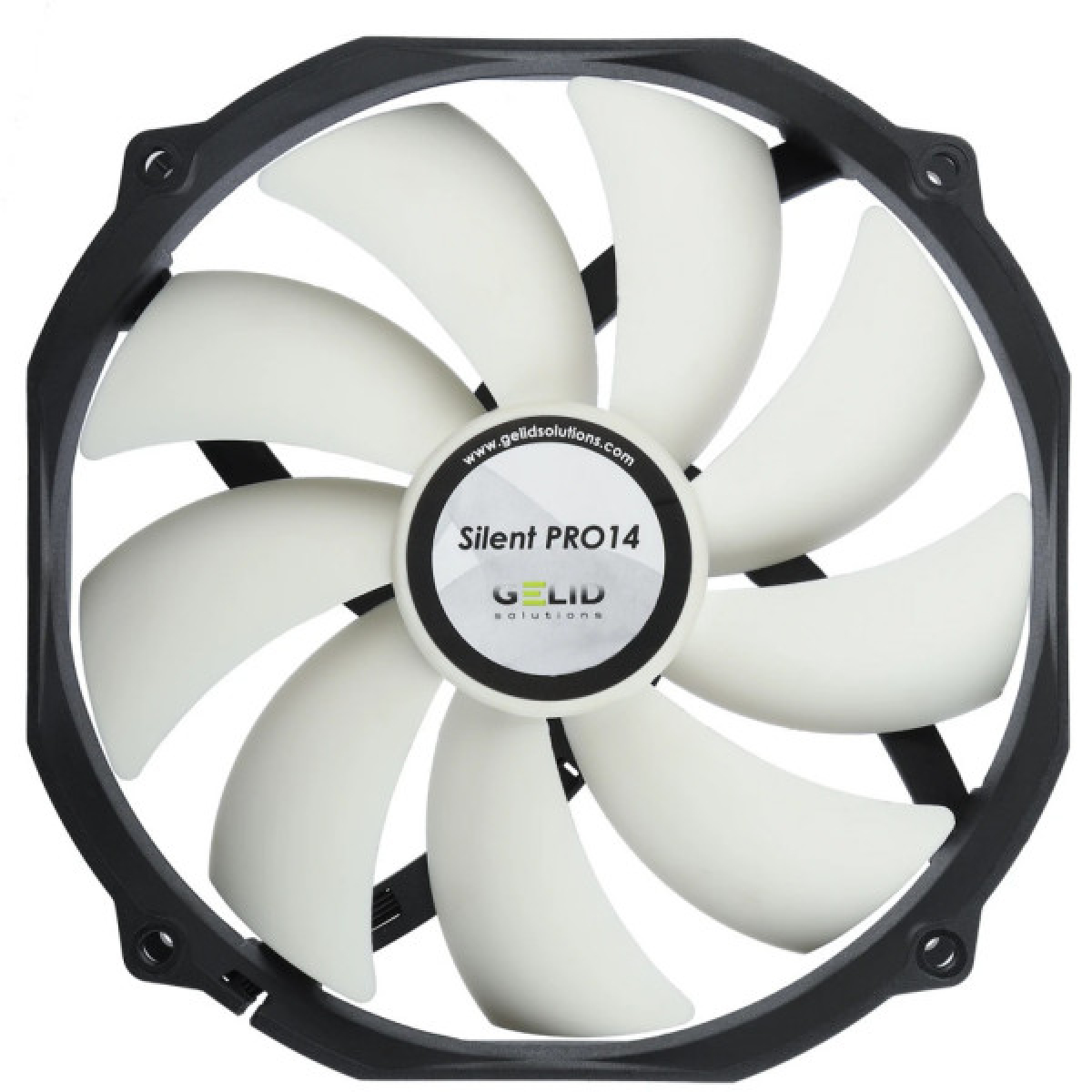 Кулер для корпуса Gelid Solutions Silent PRO 14 PWM 140 mm (FN-PX14-P-15) - Фото 1